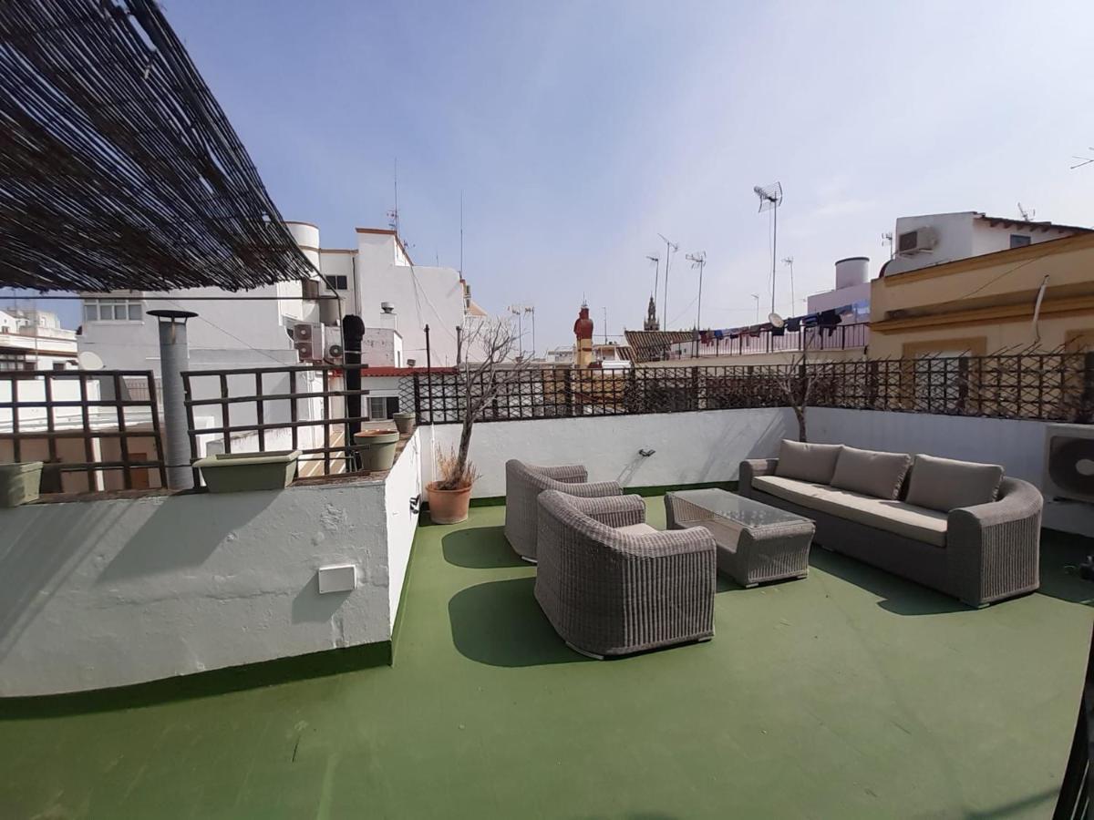 Champion Duplex Terrace And Garage Old Town 6 Pax Apartment เซบีญา ภายนอก รูปภาพ
